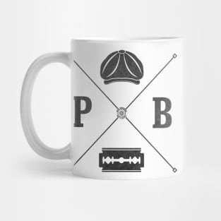 Razor Cap Initials Mug